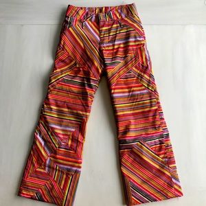 Spyder Ski Snowboard Pants Kids Size 8 multicolor